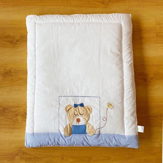 Blue Bear Baby Hand Quilt