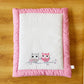 Pink Owl Baby Hand Quilt