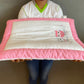 Pink Owl Baby Hand Quilt