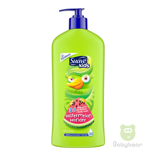 Suave Kids Watermelon Wonder 3 in 1 532ML Shampoo + Conditioner