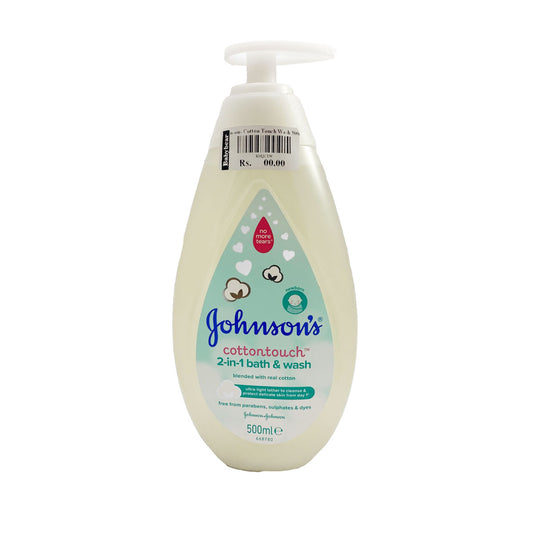 Johnsons Cotton Touch 2 in 1Bath and Wash 500ml (EU)