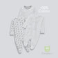 Baby Sleep Suit - White