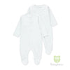 Baby Sleep Suit - White