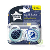 Tommee Tippee Orthodontic Soother Pacifier 0-6m Night