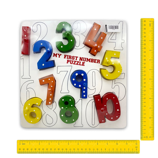 1-10 Number Wood Puzzle Wooden Toys