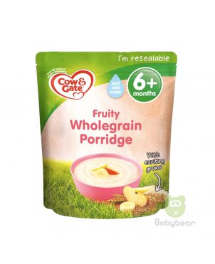 Cow & Gate Fruity Wholegrain Porridge 125g +6m
