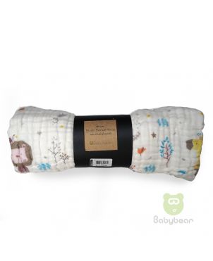 Babybear Muslin Blanket - Wrap Animals