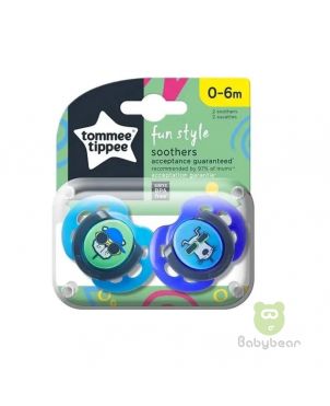 Tommee Tippee Soother Fun Style 0-6m