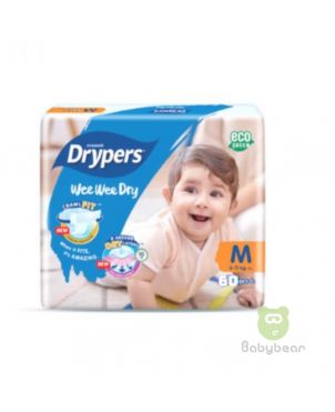 Drypers Wee Wee Dry M 6-11 KG 60pcs