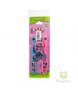 LOL Surprise! Toothbrushes with Travel Cap 2pk