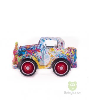 Graffiti Style Metal Friction Powered Die-cast Classic Cars Multi Colour