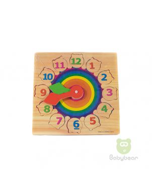 Wooden Counting Clock Toy