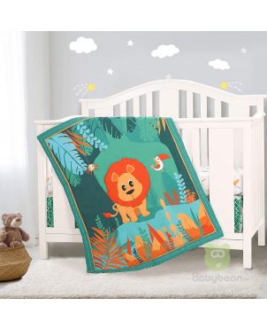 Baby Bedding Set - Lion Jungle Theme