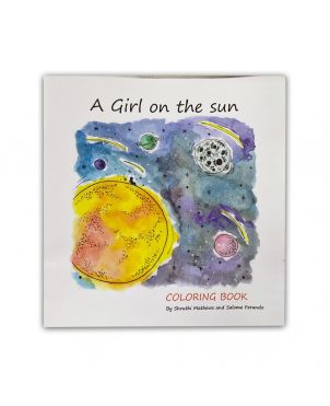 A Girl on the Sun Colouring Book