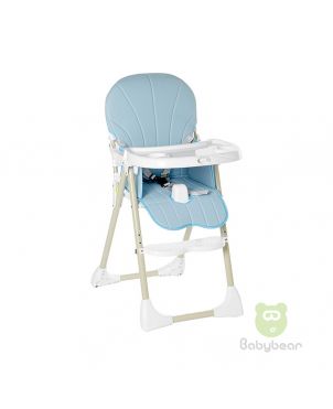 Shell Design Baby Feeding Chair Blue