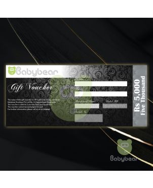 Babybear Rs. 5000 Gift Voucher/ Gift Card