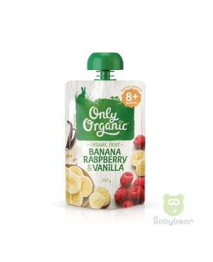 Only Organic - Banana Raspberry & Vanilla Pouch Baby Food
