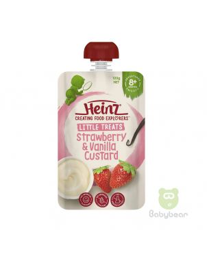Baby Food Pouch - Strawberry Vanilla Custard