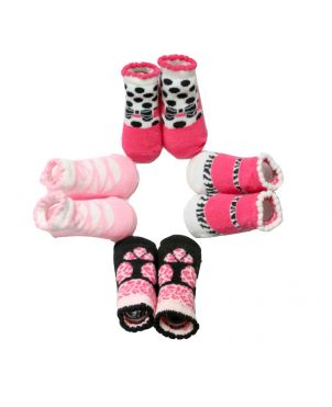 4 Set Baby Socks pink