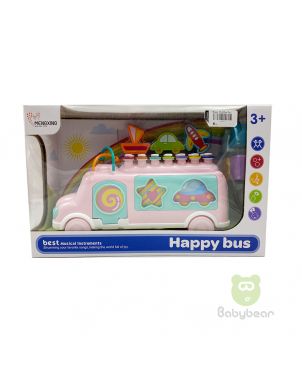 Happy Multi fun Bus - Pink