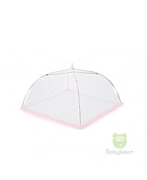 Baby Umbrella Net - White Pink 