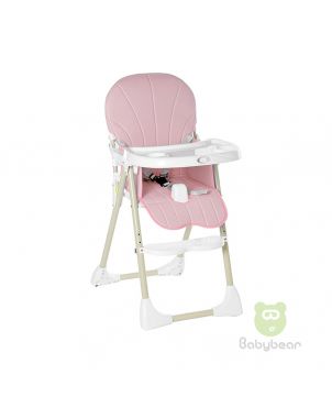 Shell Design Baby Feeding Chair Pink