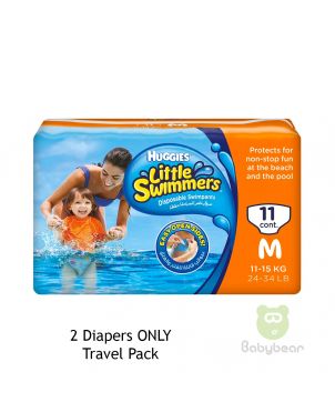 Huggies Little Swimmers 2 Pack 11-15kg Swimming Diaper